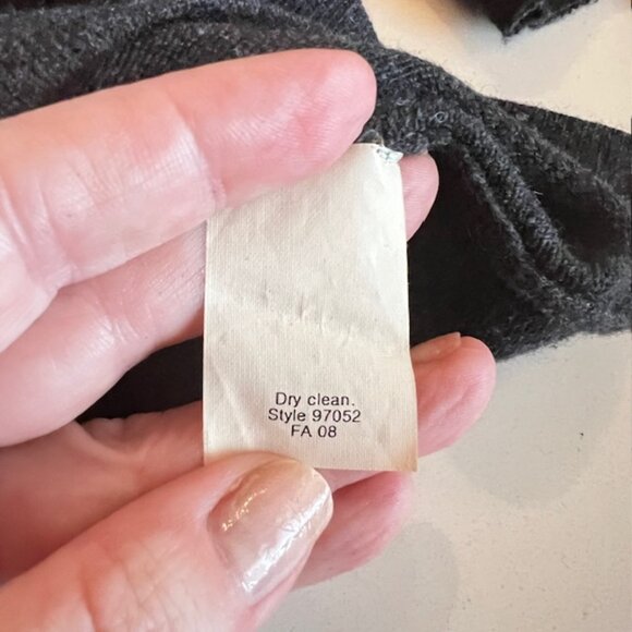 J.Crew Gray Wool Cashmere Blend Sweater Dress Size M - Picture 6 of 6